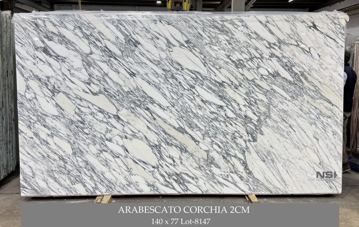 Arabescato Corchia 2cm 140x77 Lot-8147 ARABESCATO CORCHIA 2CM - Image 1