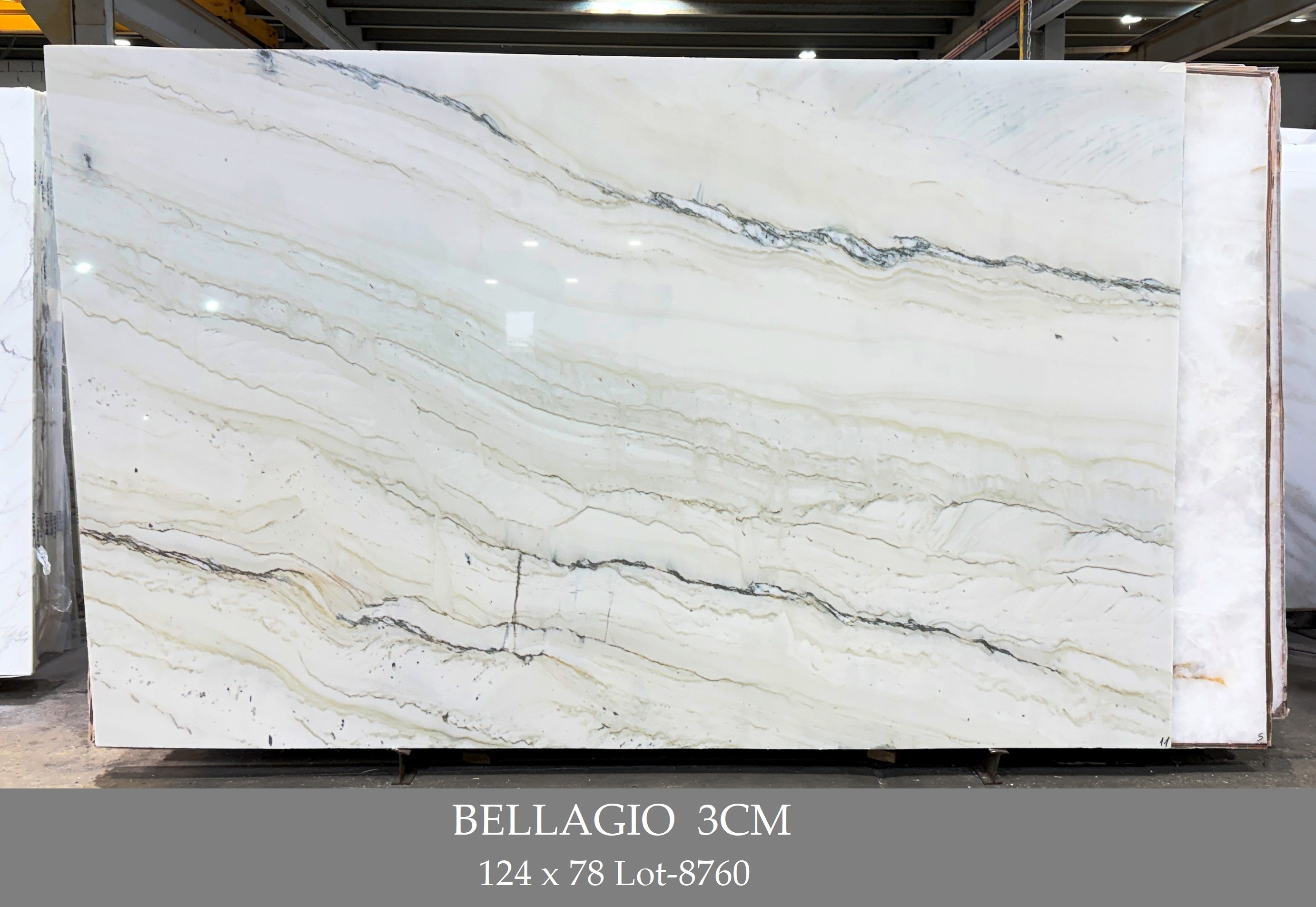Bellagio 3cm 124x78 Lot 8760