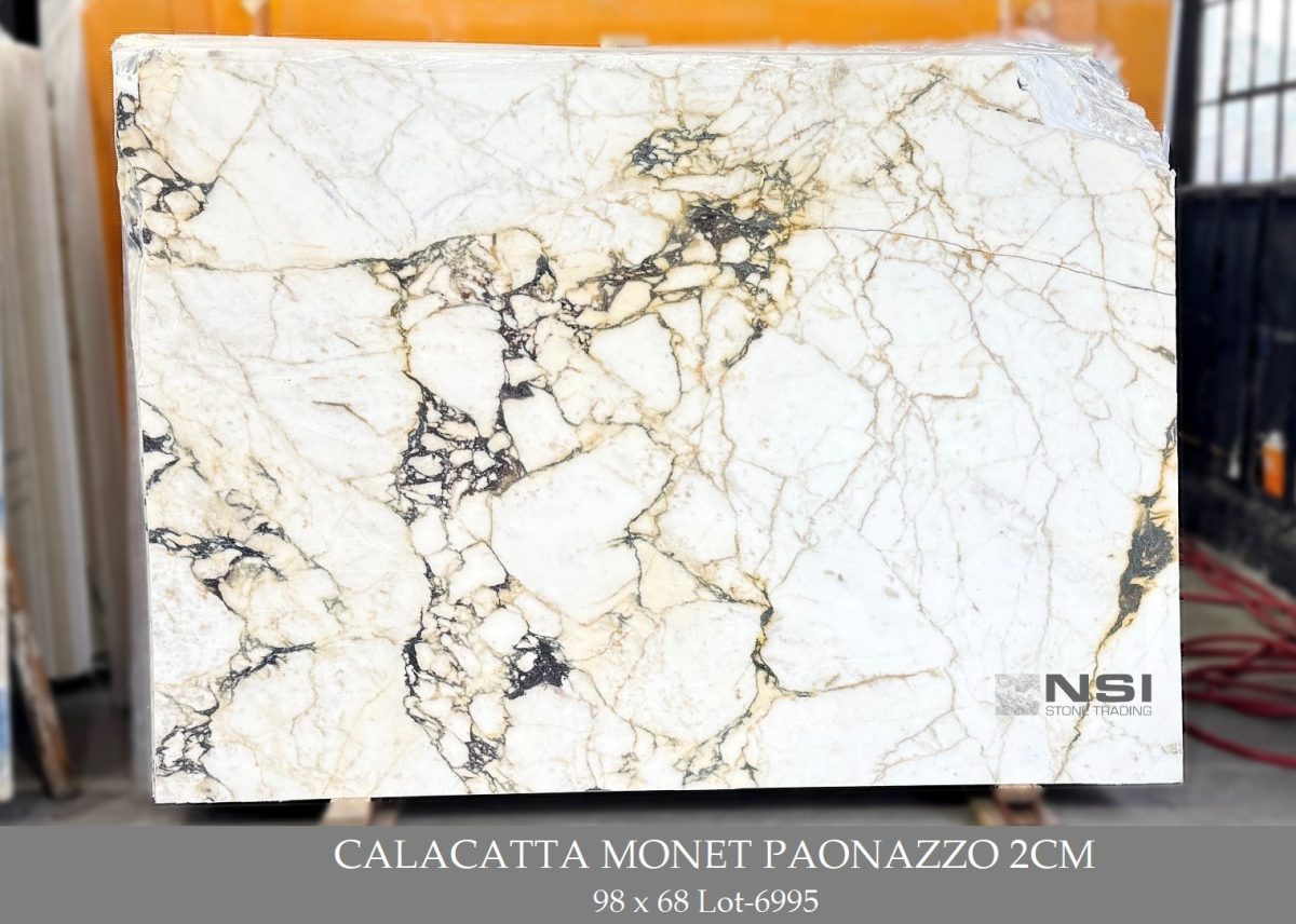 Calacatta Monet Paonazzo 2cm 98x68 Lot-6965 CALACATTA MONET 2CM - Image 1
