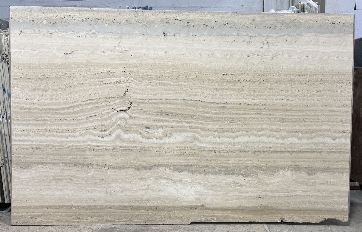Classic Travertine 2cm HonedUnfilled 126×78 Lot-14973 CLASSIC TRAVERTINE 2CM - Image 1