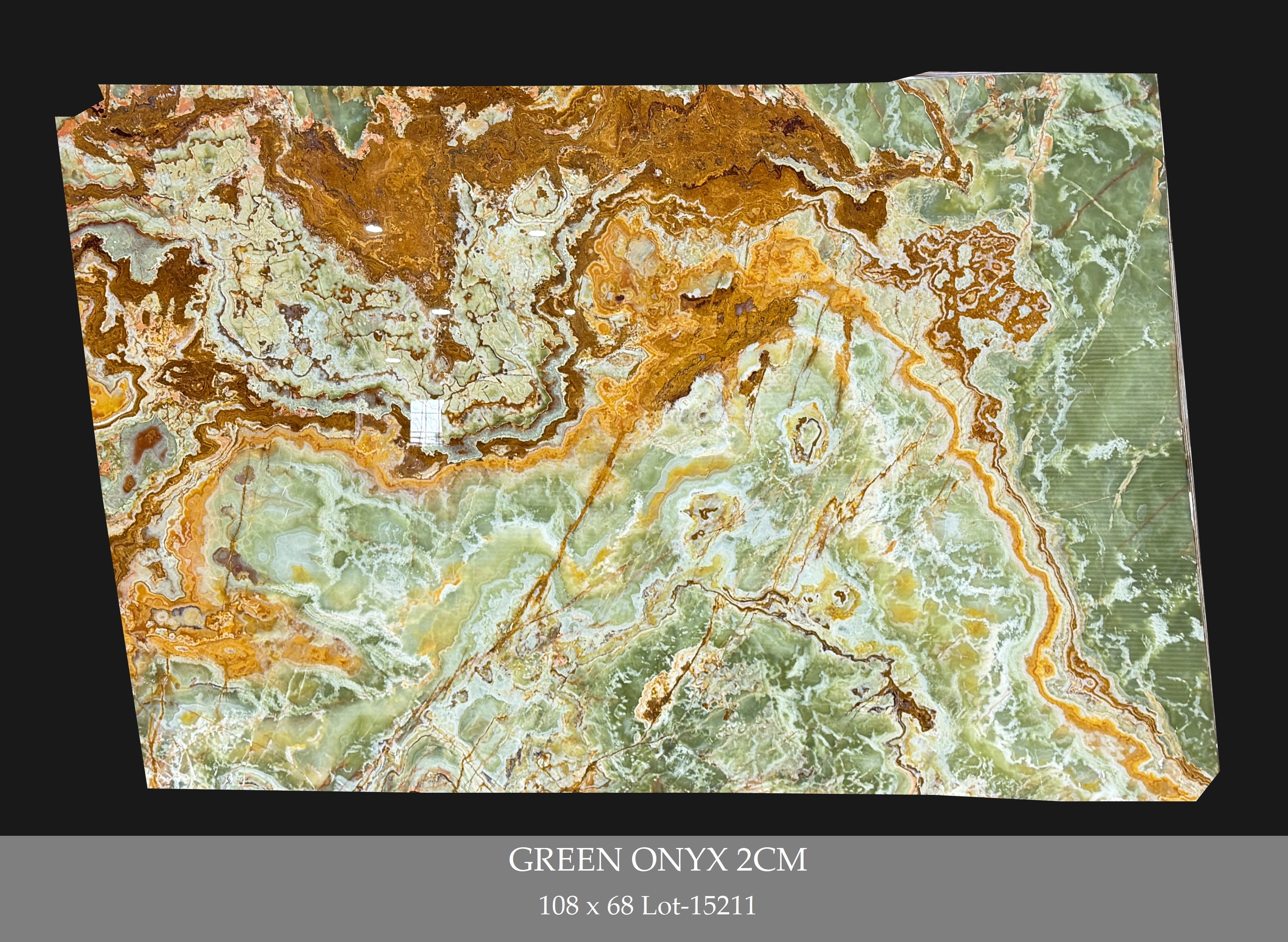GREEN ONYX 2CM