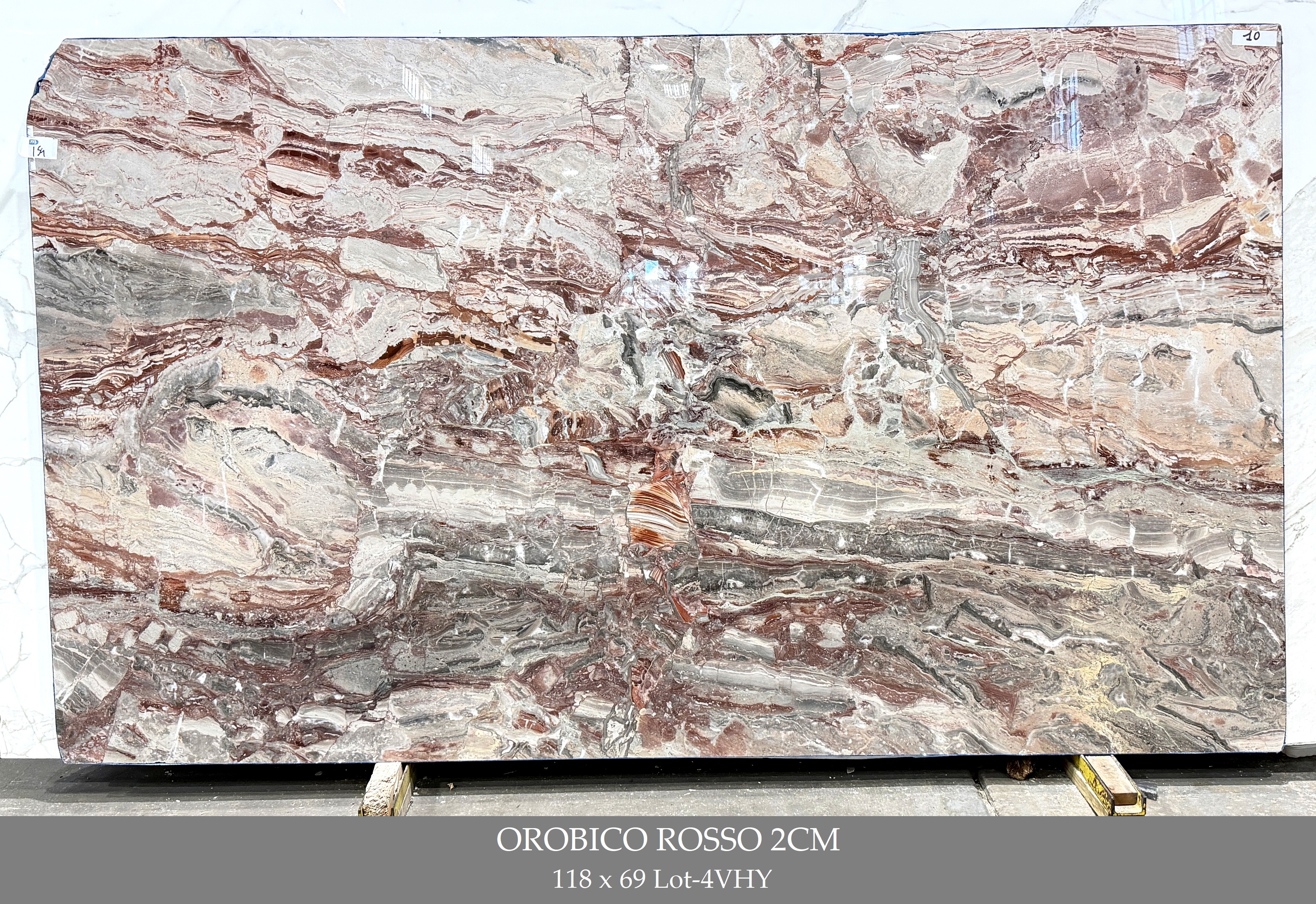 Orobico Rosso 2cm 118x69 Lot 4VHY