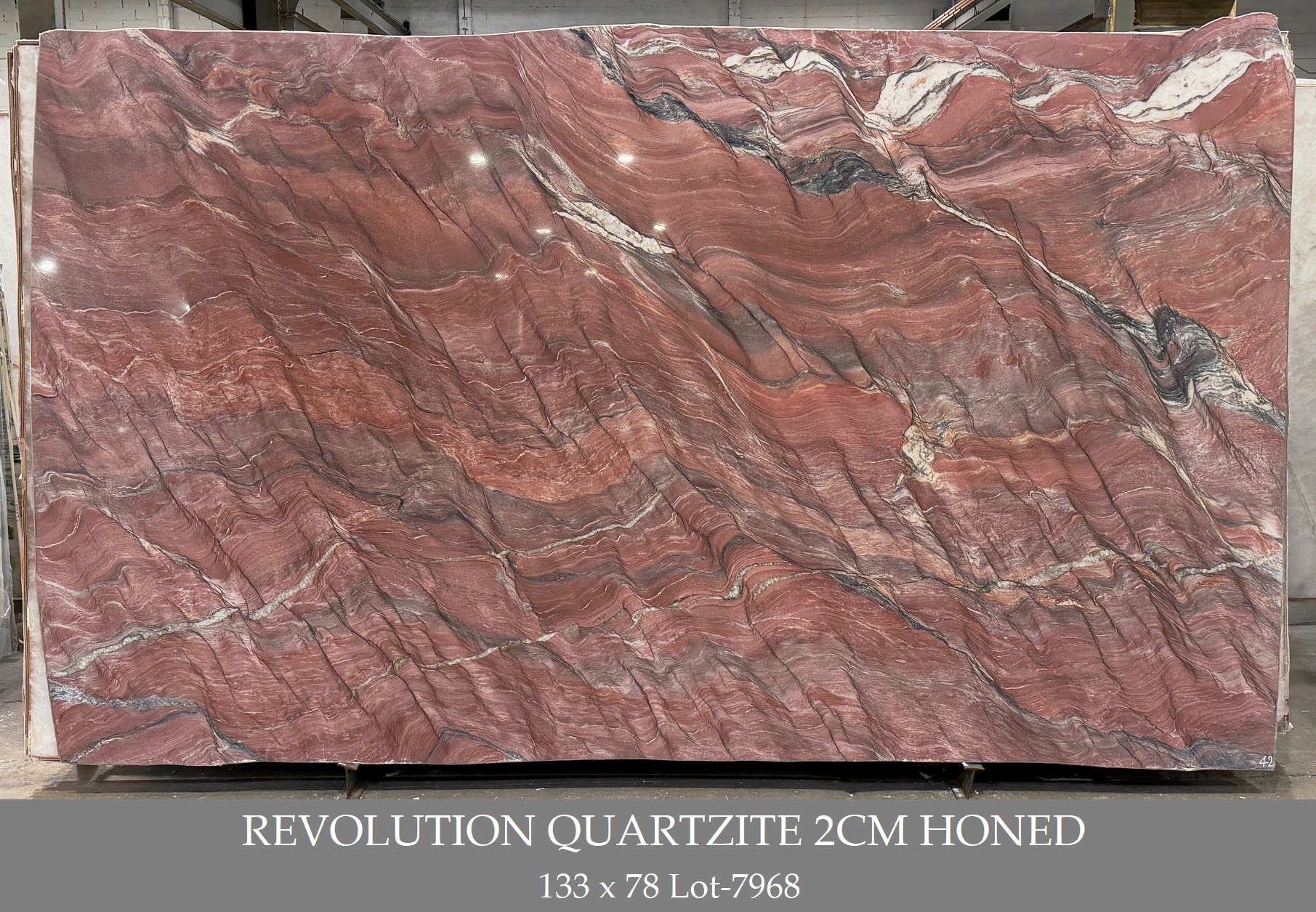 Revolution 2cm Honed 133x78 Lot 7968