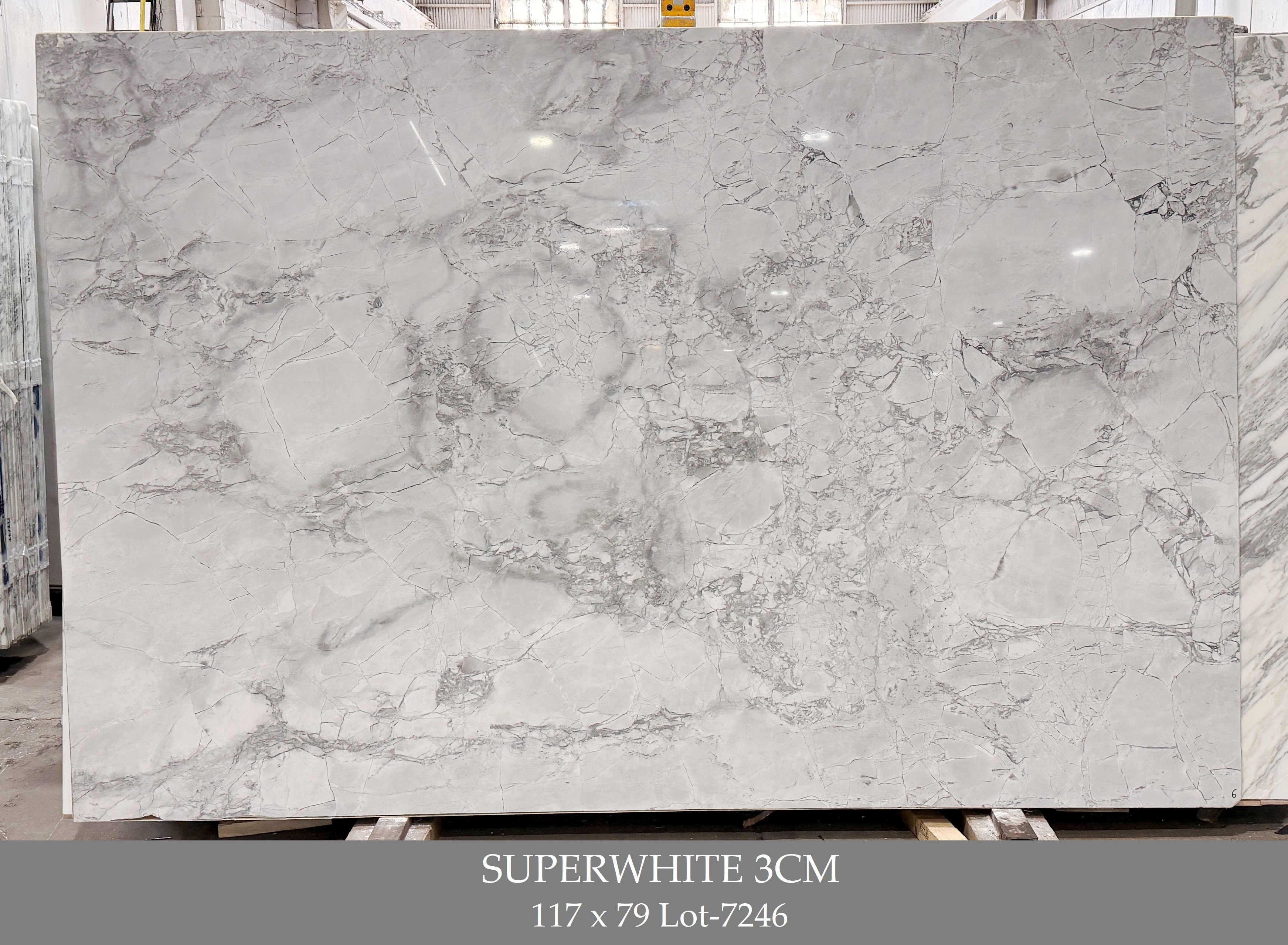 Superwhite 3cm 117x79 Lot 7246