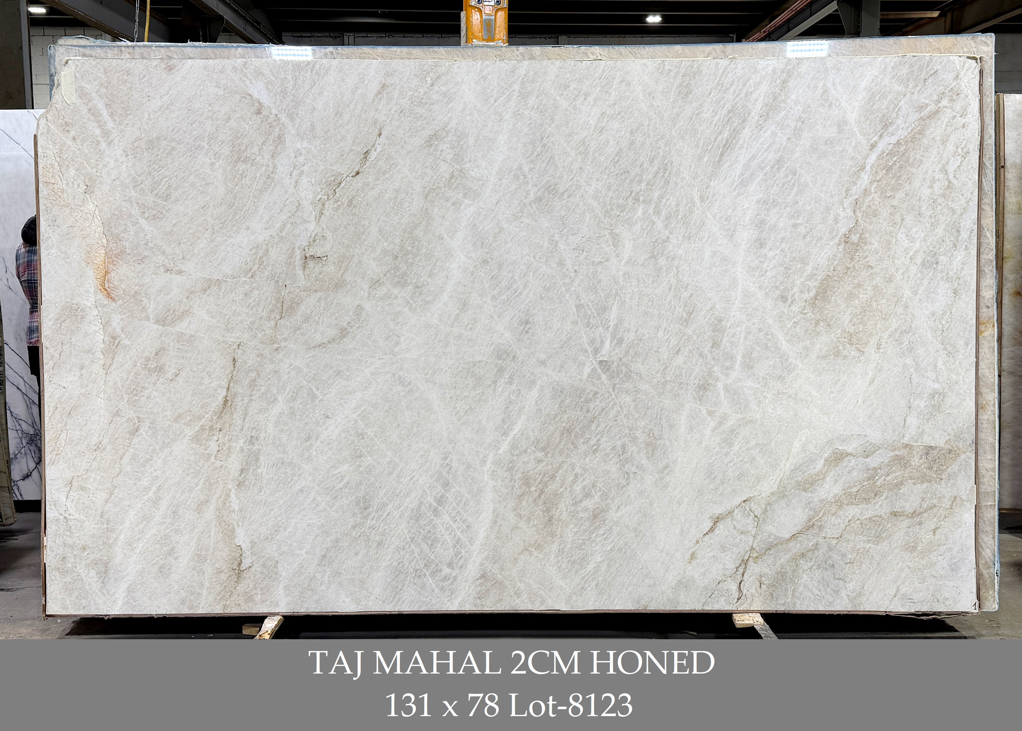 Taj Mahal 2cm Honed 131x78 Lot 8123
