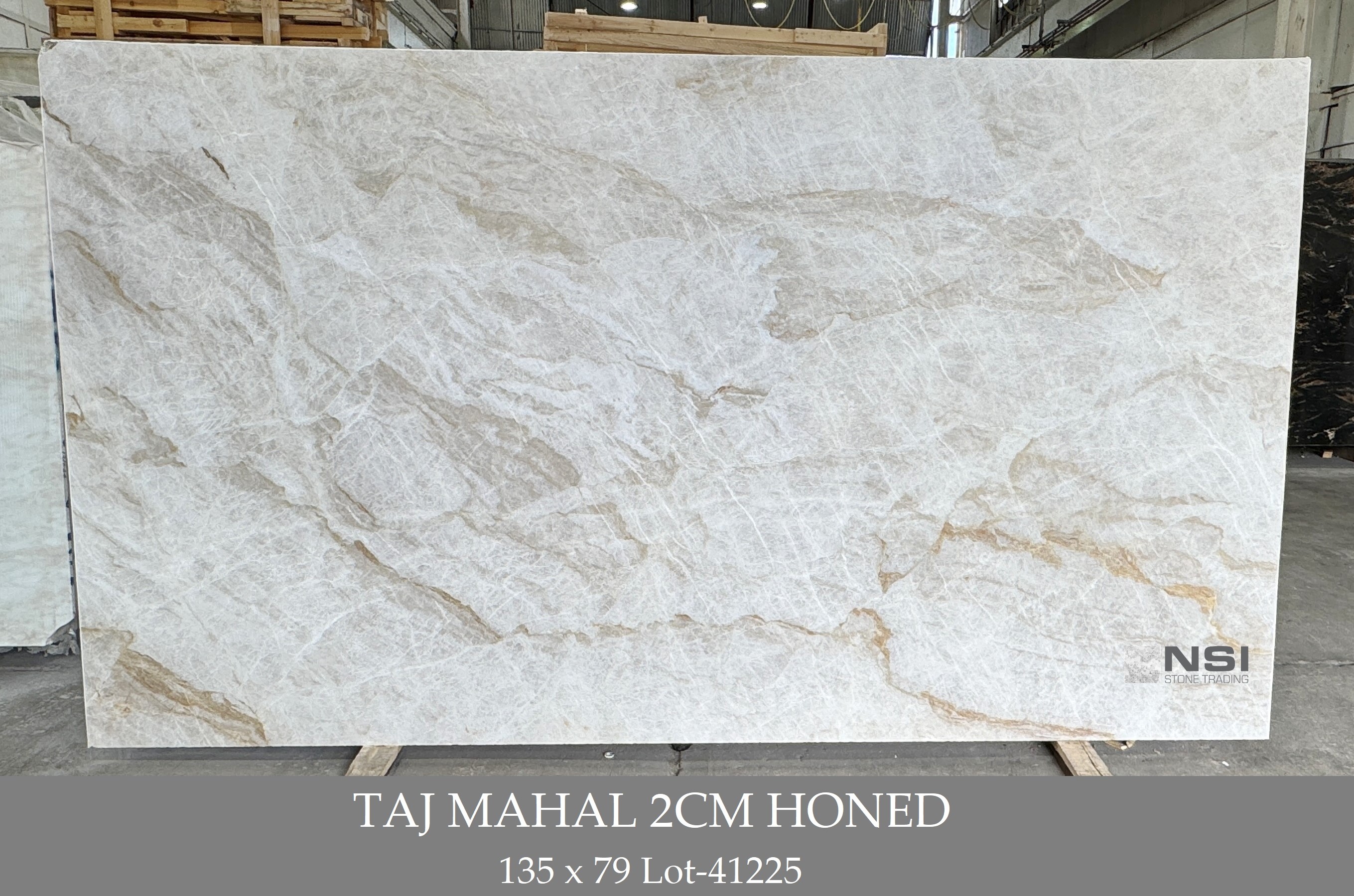 Taj Mahal 2cm Honed 135x79 Lot 41225