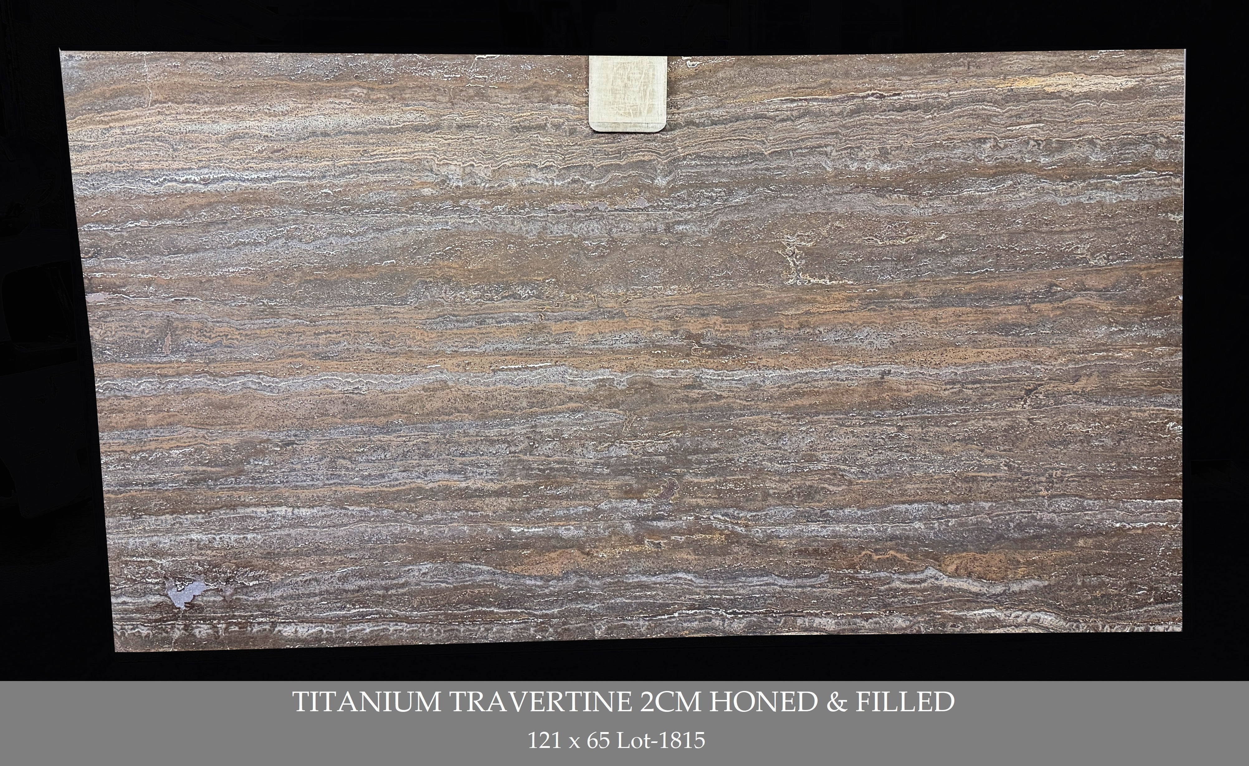 TITANIUM TRAVERTINE 2CM