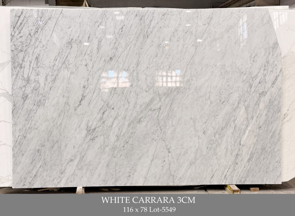 WHITE CARRARA 3CM - Image 1